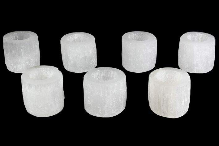 Lot: / Decorative Selenite Candle Holders - Pieces #138226